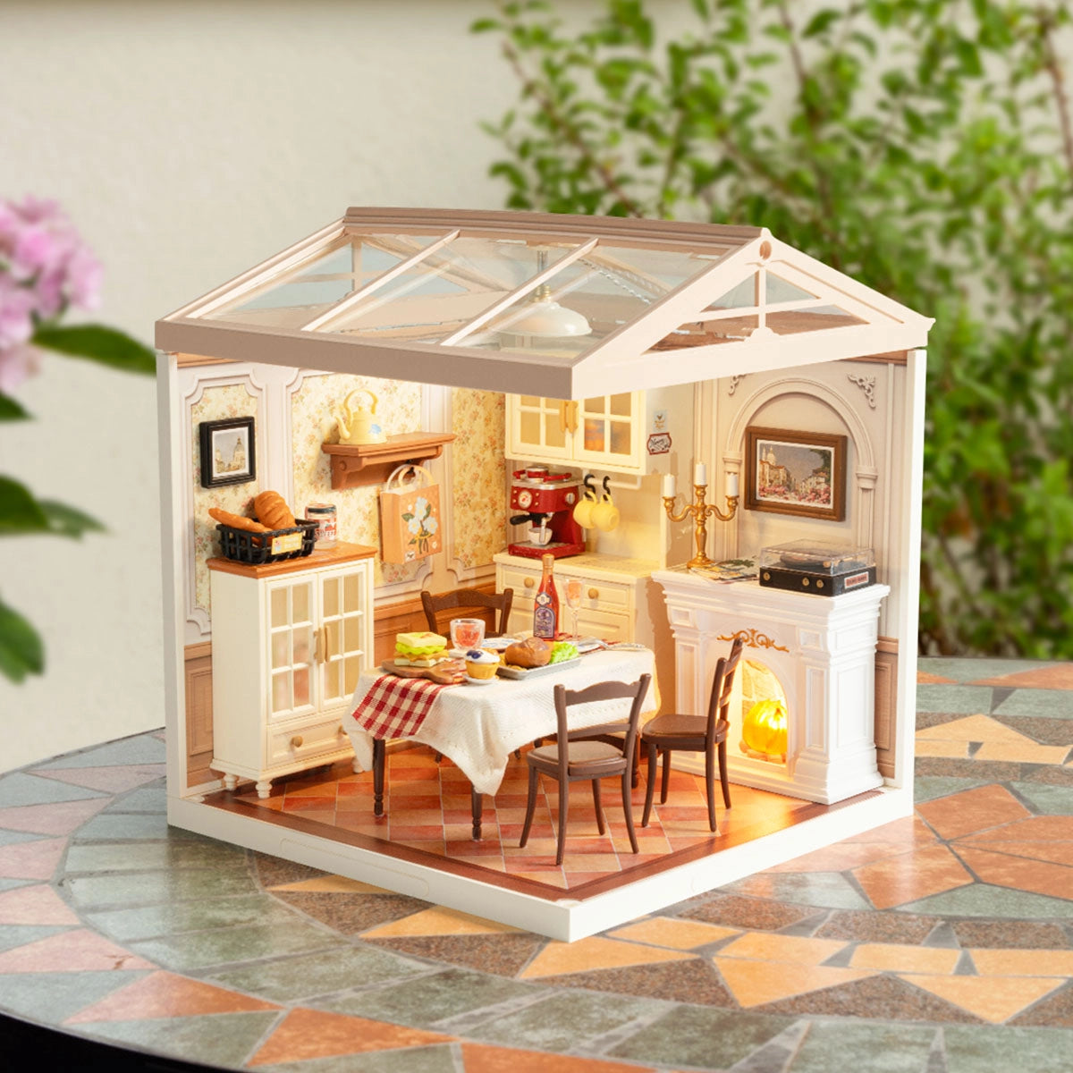 Rolife Super Creator Miniature House Warm Dining Room DW015B