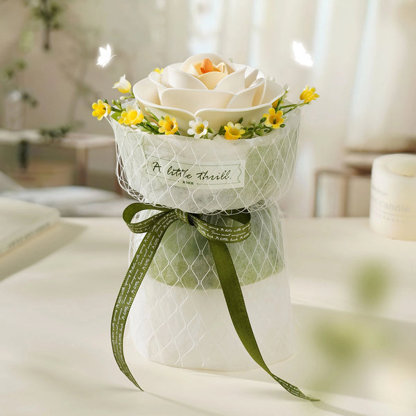 ROKR DIY 3D Puzzle Model - White Camellia AF011
