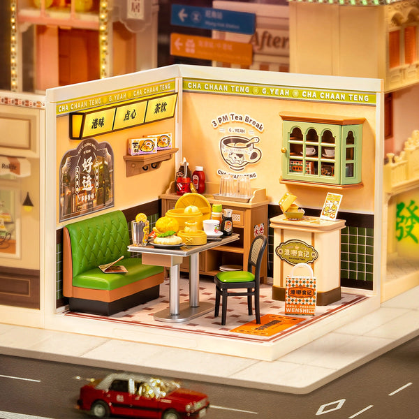 Rolife Hong Kong Bites Cafe Super Creator Miniature House DW021