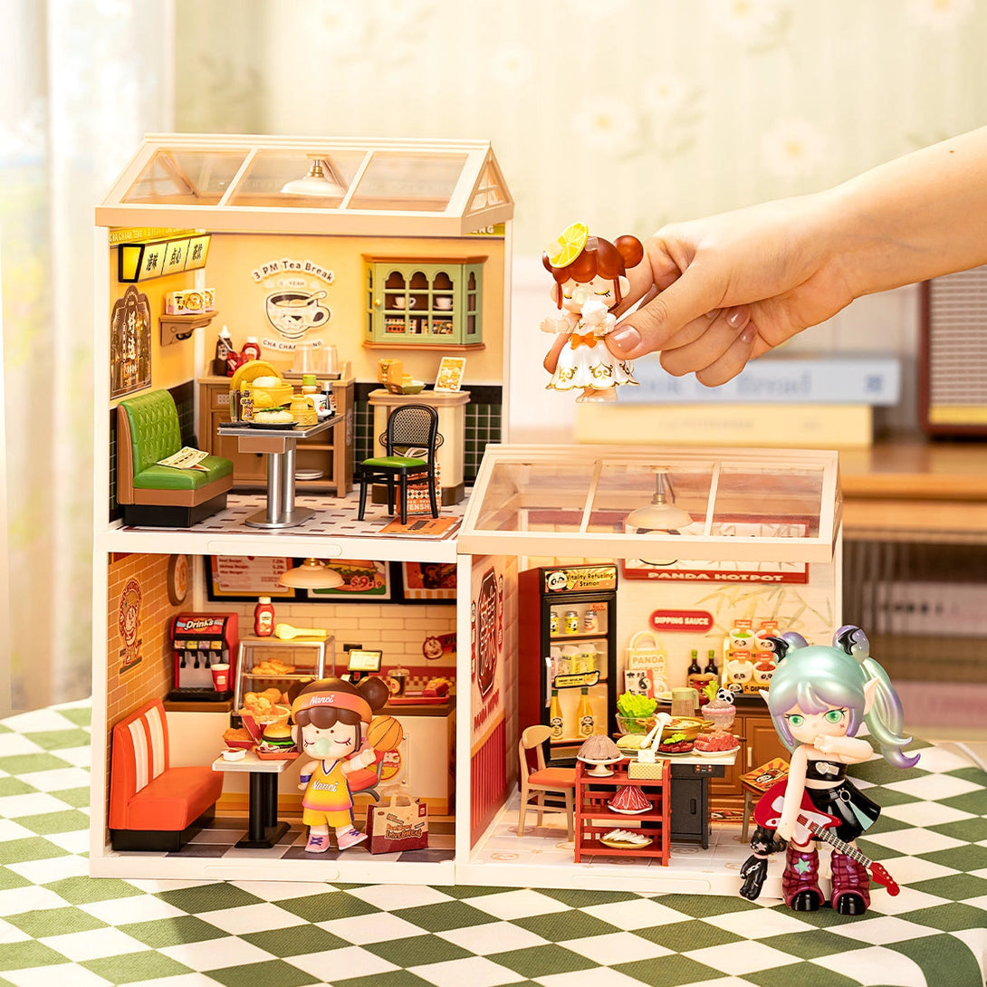 【希少】ヒョンビン「Aloha、Cafe Dream」1、2巻セット Rolife Hong Kong Bites Cafe Super Creator Miniature House DW021