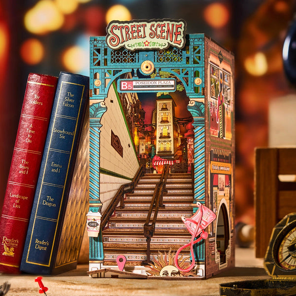 Rolife Street Scene - Diy Book Nook, 196pcs (TGB13)